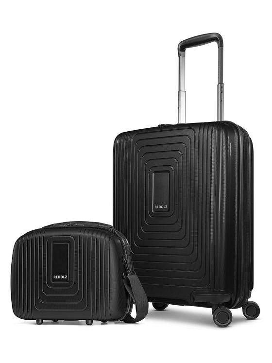 Redolz Essentials 14 kuffertsæt 2 stk. kabine trolley med stretch fold & beautycase