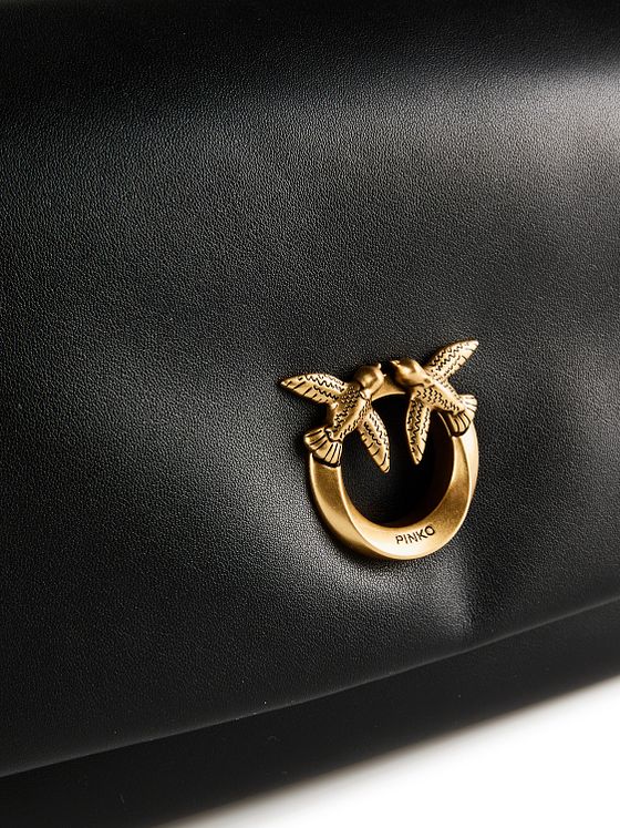 PINKO Click Soft Classic Skuldertaske Læder 32 cm