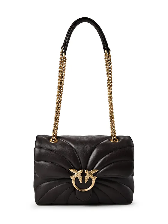 PINKO Love Puff Bolsa de hombro Piel natural 30 cm PINKO Love Puff Bolsa de hombro Piel natural 30 cm