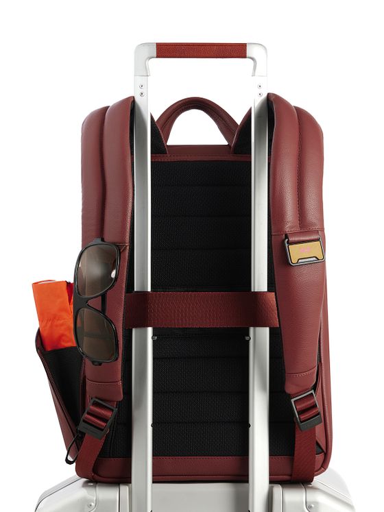 Piquadro Russell Forretningsrygsæk RFID-beskyttelse Læder 42 cm Laptoprum