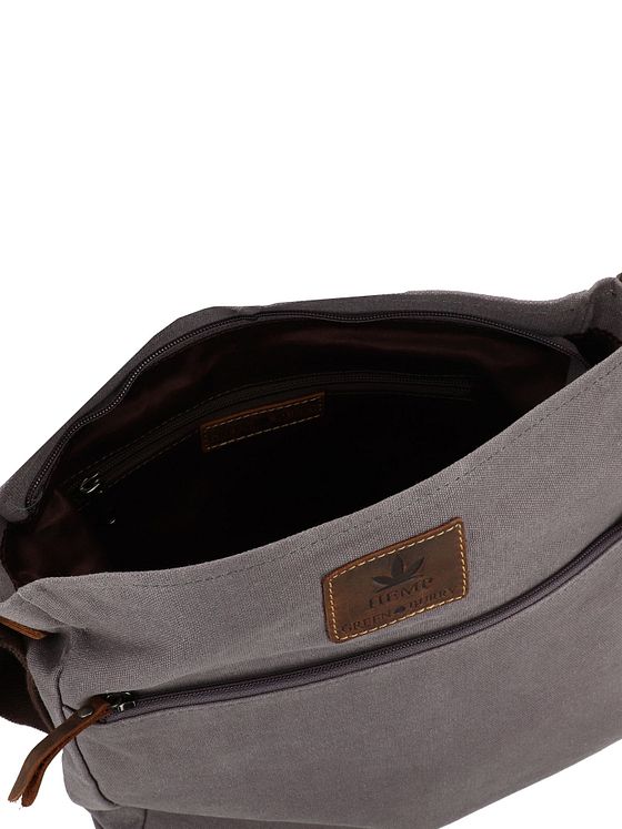 Greenburry Vintage skuldertaske i hamp 29 cm