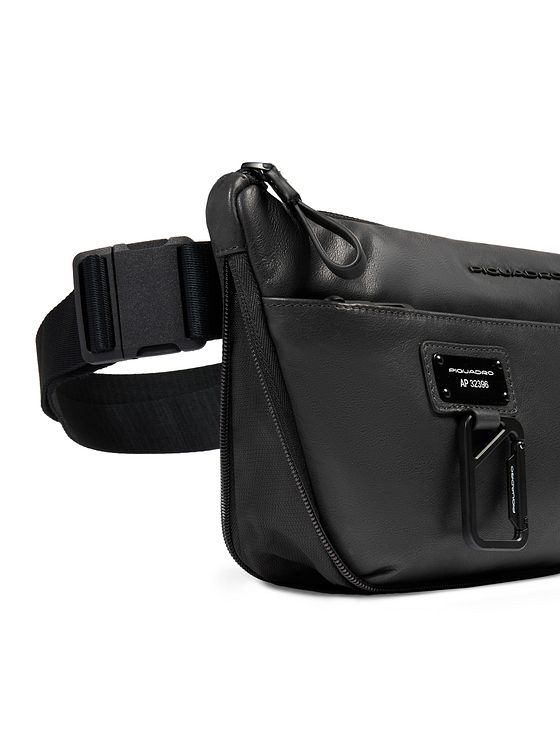 Piquadro Harper Bæltetaske Læder 34 cm med strækfold