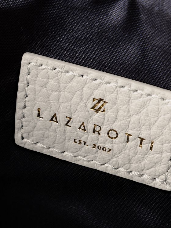 Lazarotti Bologna Leather Pochette skuldertaske i læder 22 cm