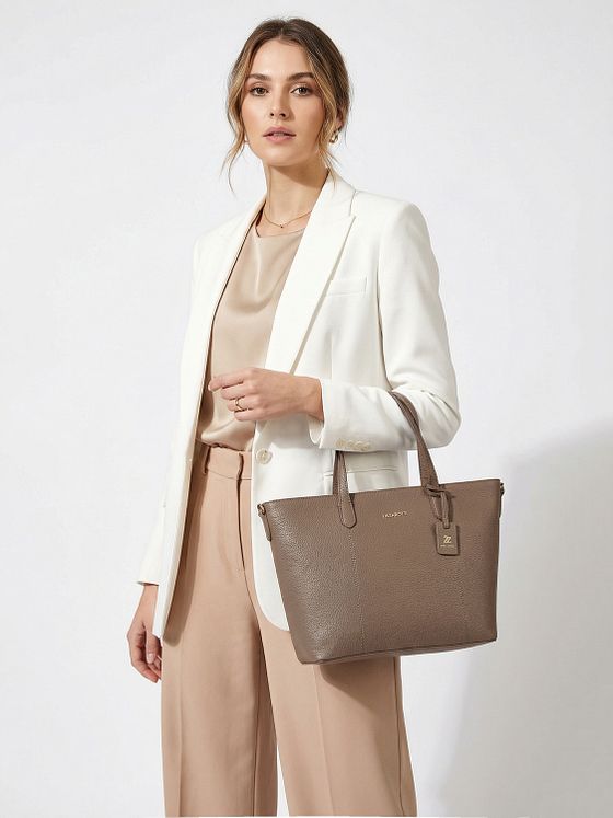 Lazarotti Bologna Kožená nákupní taška Crossbody Leather 31 cm