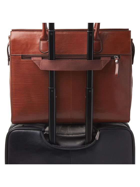 Castelijn & Beerens Ellen skuldertaske læder 40 cm rum til bærbar computer