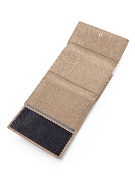 Lazarotti Bologna Kožená peněženka XL s přihrádkou na zip kůže 14 cm