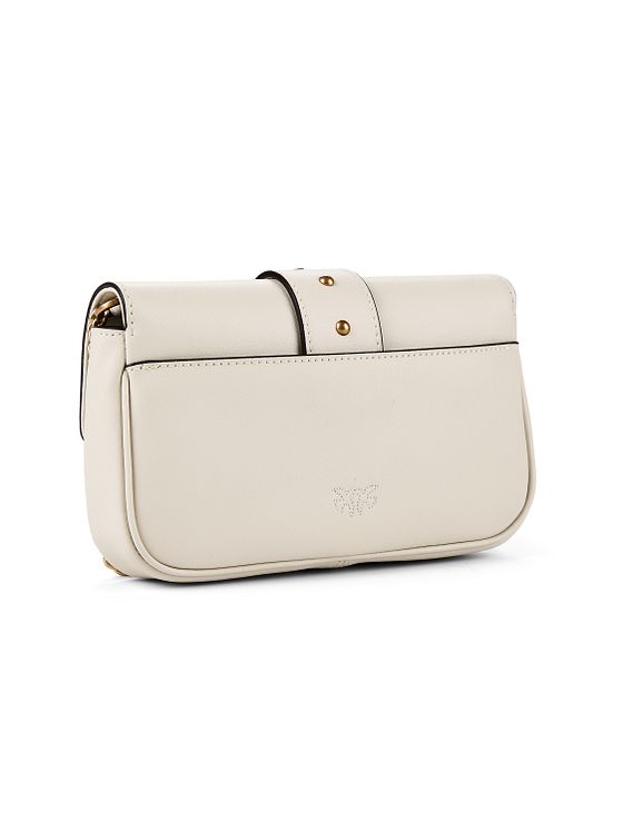 PINKO Love Pocket Bolsa de hombro Piel natural 20 cm PINKO Love Pocket Bolsa de hombro Piel natural 20 cm
