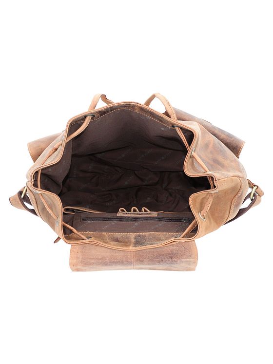 Greenburry Vintage rygsæk i læder 40 cm