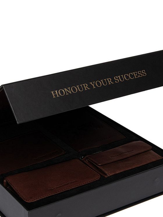 The Chesterfield Brand Pung gavesæt 4-delt læder 12 cm