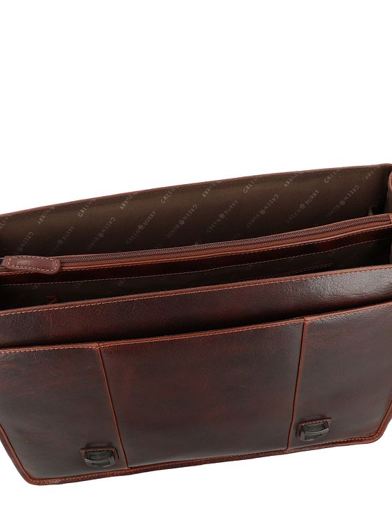 Greenburry Rugged Dokumenttaske Messenger Læder 40.5 cm Laptoprum