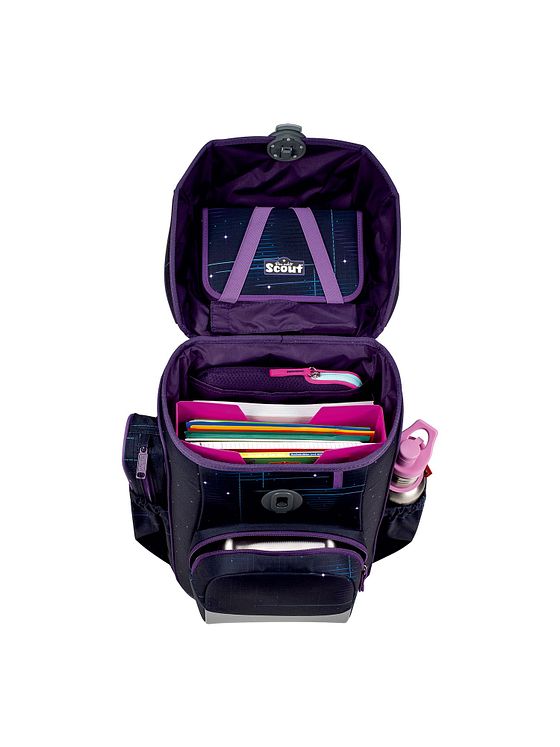 Scout Neo Exklusiv Safety Light Skoleransel-sæt 5-delt