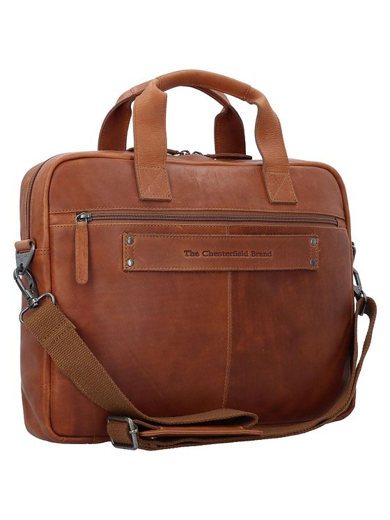 The Chesterfield Brand Wax Pull Up Aktovka Kůže 40 cm Kapsa na notebook