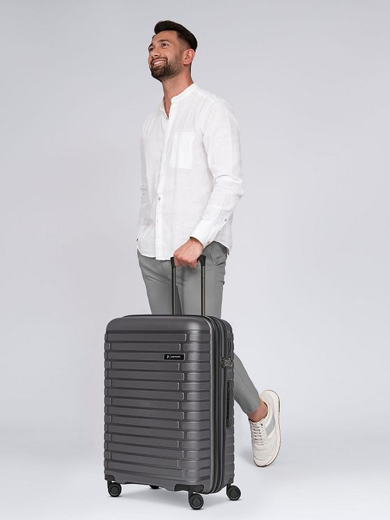 Pactastic Collection 04 THE MEDIUM + 4 hjul Trolley M 66 cm med strækfold