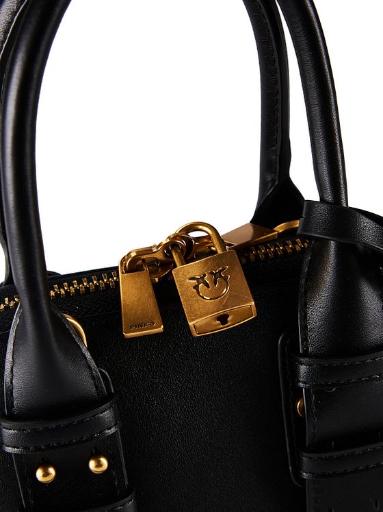 PINKO Bowling Bag Håndtaske Læder 21 cm