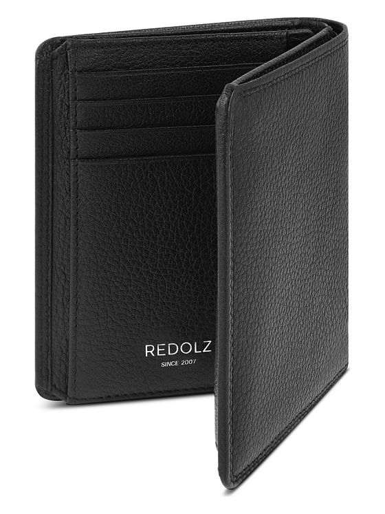 Redolz Leather Essentials HF-pung RFID-læder 9,5 cm, der kan foldes ud Redolz Leather Essentials HF-pung RFID-læder 9,5 cm, der kan foldes ud