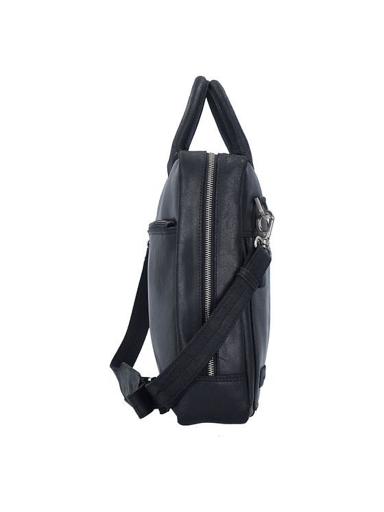 Plevier Vintage London Dokumenttaske RFID-beskyttelse Læder 41 cm Laptoprum