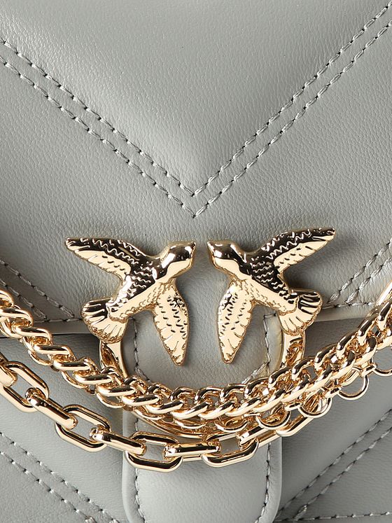 PINKO Love One Mini Skuldertaske Læder 20.5 cm