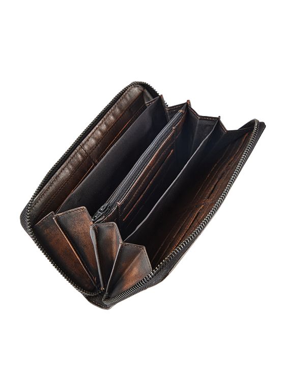 Greenburry Destressed Pung RFID-beskyttelse Læder 19 cm