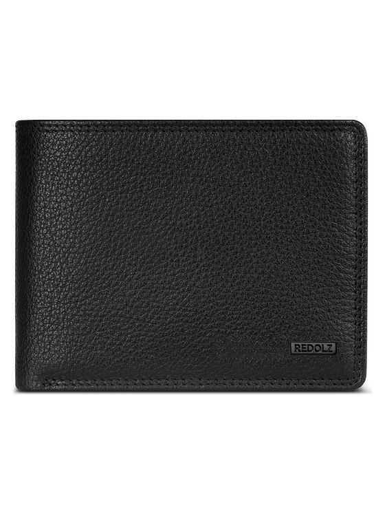 Redolz Leather Essentials QF pung RFID læder 12 cm fold-ud med lynlåsrum Redolz Leather Essentials QF pung RFID læder 12 cm fold-ud med lynlåsrum