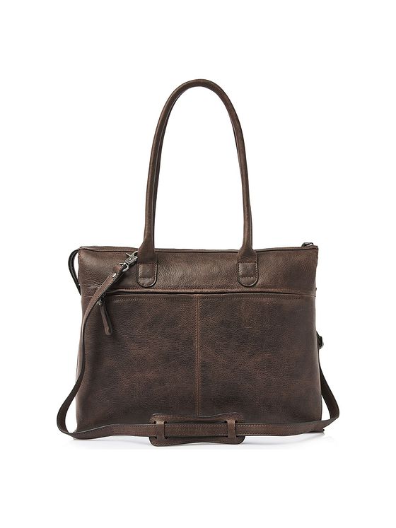 Castelijn & Beerens Carisma skuldertaske RFID-læder 40 cm laptoprum