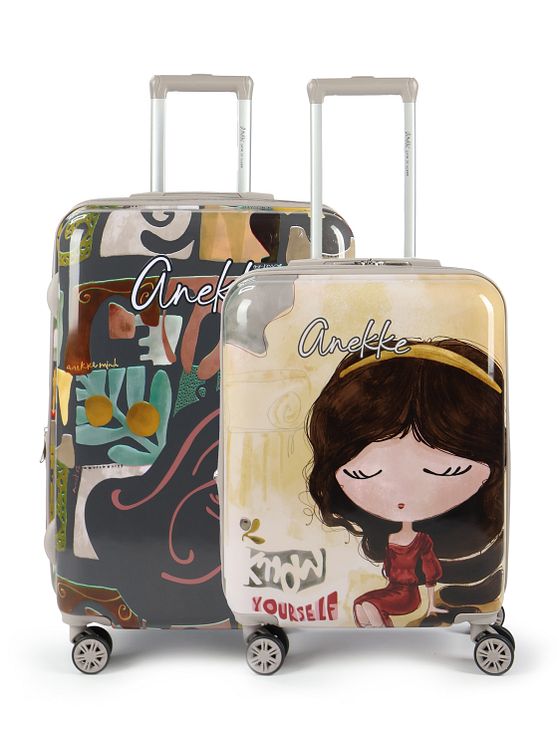 Anekke Muse 4 hjul Kuffert 2-delt med strækfold