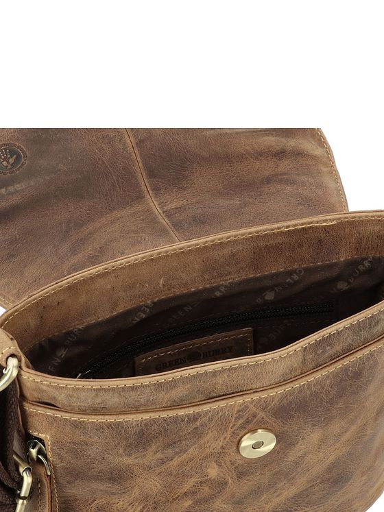 Greenburry Vintage skuldertaske i læder 20 cm Greenburry Vintage skuldertaske i læder 20 cm