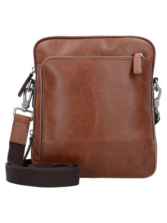 Picard Buddy-skuldertaske i læder 23 cm