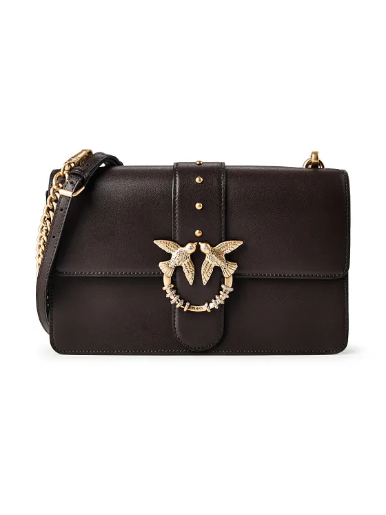 PINKO Love One Crossbody-laukku Nahka 27 cm