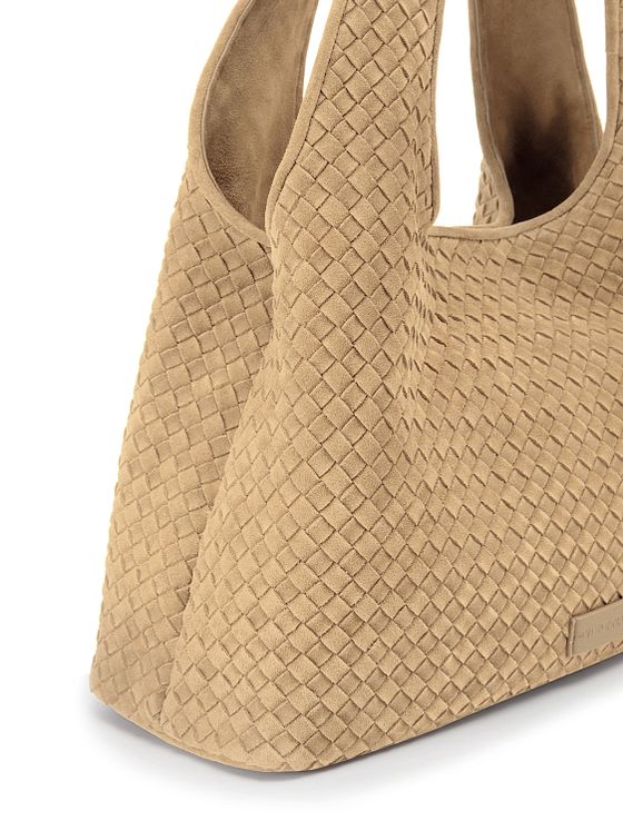 LES VISIONNAIRES Paz Weave Skuldertaske Læder 44 cm