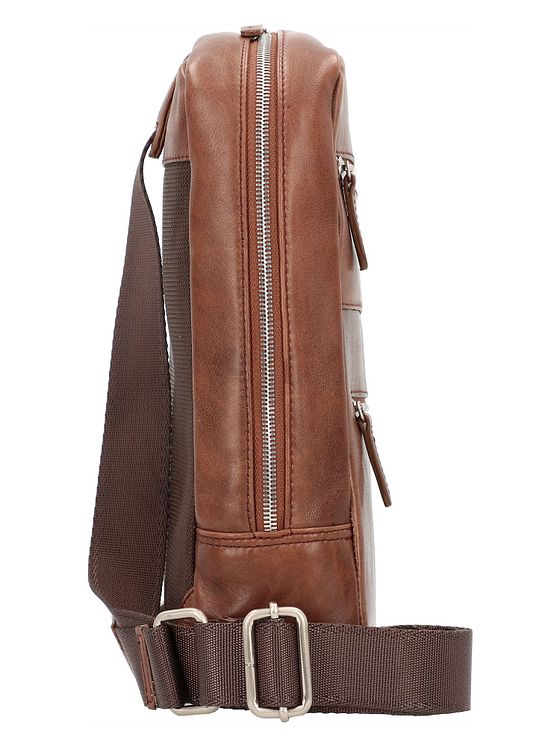 Leonhard Heyden Amsterdam skuldertaske i læder 30 cm