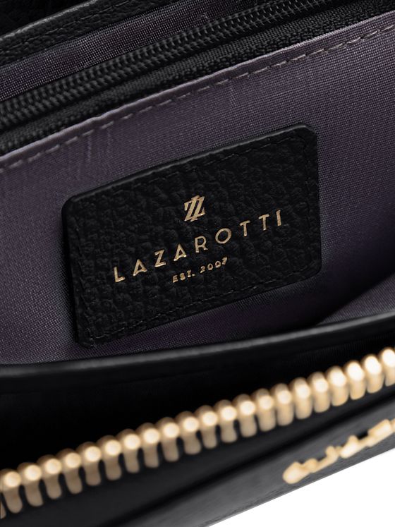 Lazarotti Bologna Leather XL Peněženka na zip Kožená 19 cm