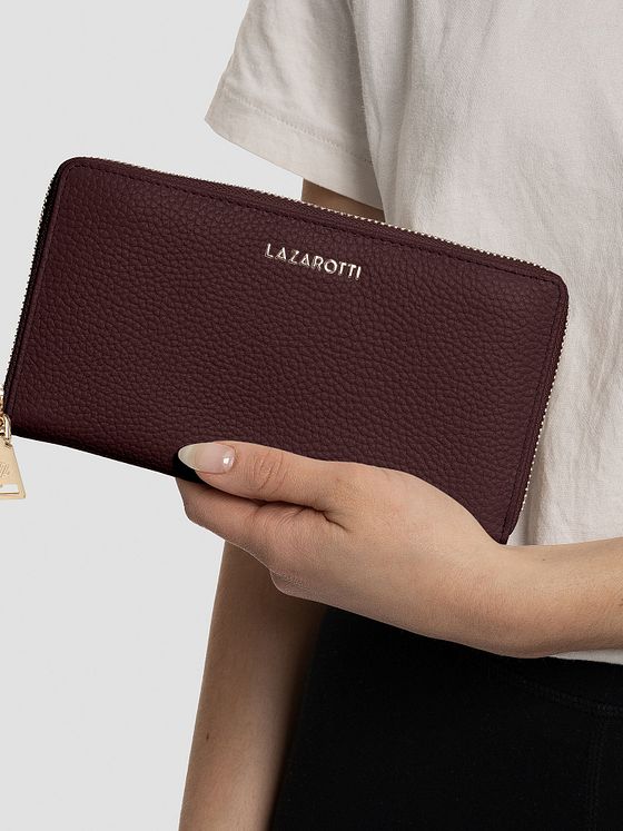 Lazarotti Bologna Leather Pung RFID-beskyttelse Læder 20 cm