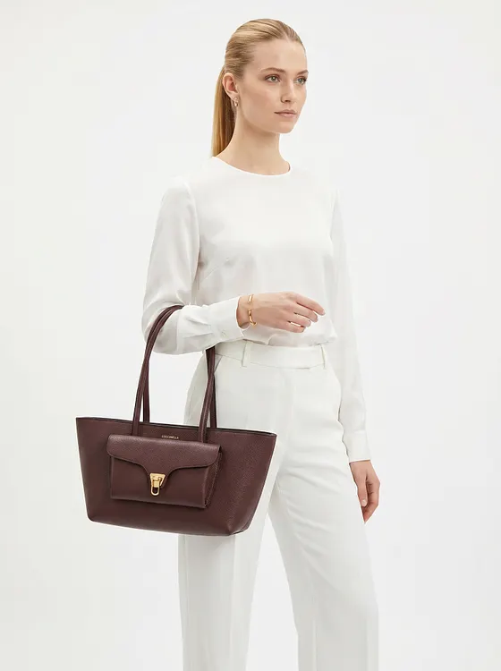 Coccinelle Beat Bolsa de hombro Piel natural 27 cm