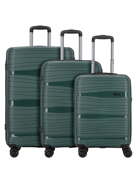 d & n Travel Line 4300 4 hjul Kuffert 3-delt