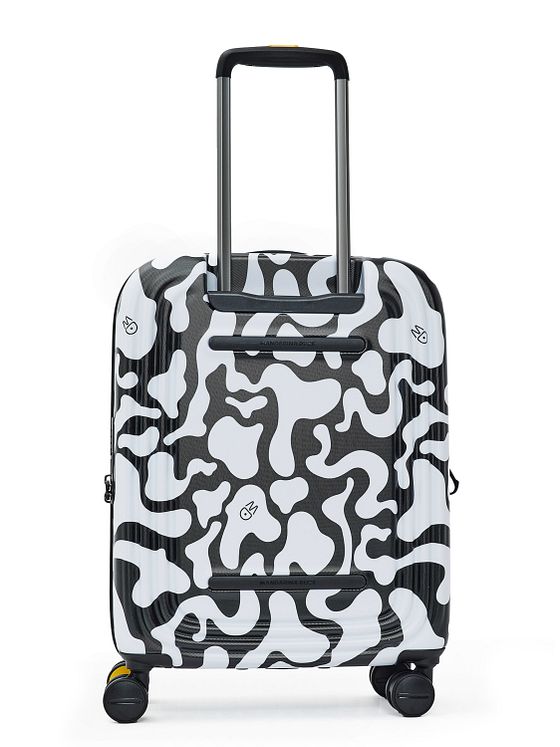 Mandarina Duck Logoduck + Moire 4 hjul Kabinetrolley 55 cm med strækfold