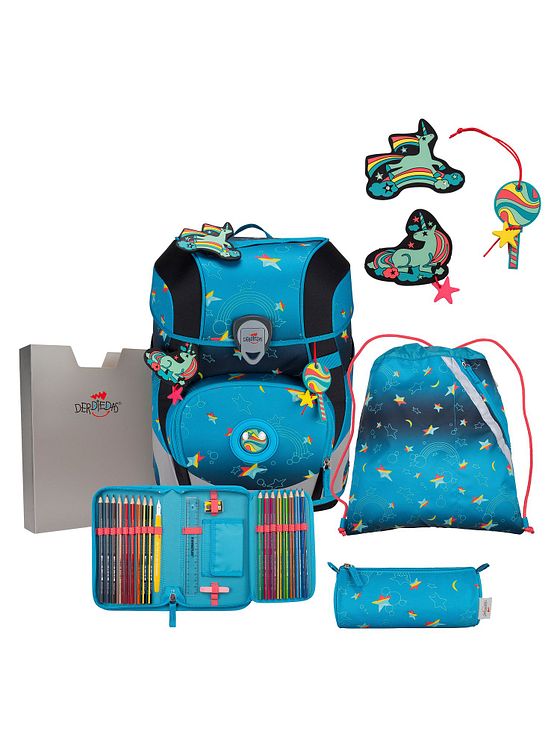 DerDieDas ErgoFlex Tiny LED Skoleransel-sæt