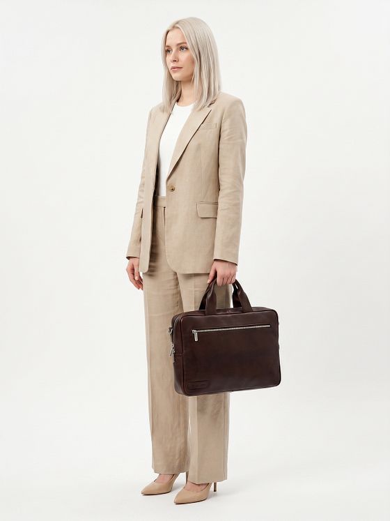 Plevier Jimmy Dokumenttaske Læder 31 cm Laptoprum Plevier Jimmy Dokumenttaske Læder 31 cm Laptoprum
