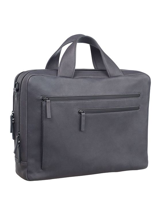 Leonhard Heyden Den Haag dokumentmappe læder 40 cm rum til bærbar computer