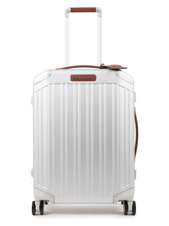 Piquadro Hliníkový kabinový vozík na 4 kolečkách 55 cm