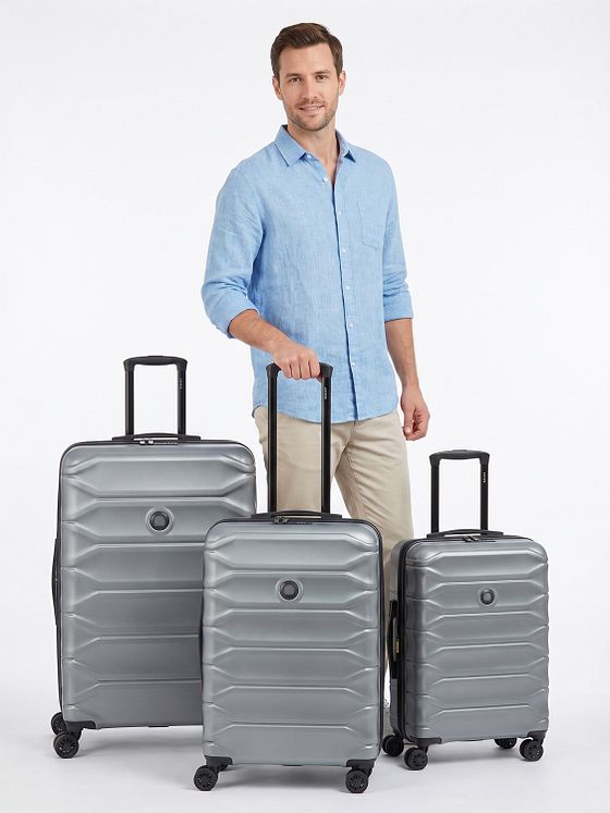 Delsey Paris Meteor 4-hjulig Resväskset 3-delad med expansionsveck Delsey Paris Meteor 4-hjulig Resväskset 3-delad med expansionsveck