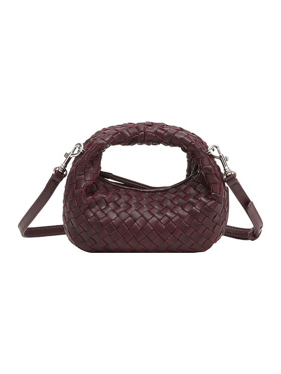 LES VISIONNAIRES Greta Micro weave Håndtaske Læder 20 cm