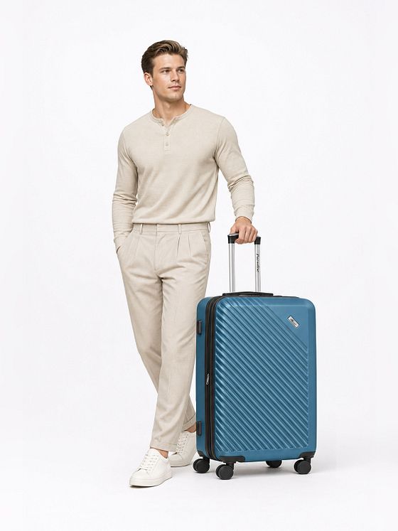 CHECK.IN Paradise 2.0 4 ruedas Trolley M 68 cm Con asa expansible CHECK.IN Paradise 2.0 4 ruedas Trolley M 68 cm Con asa expansible