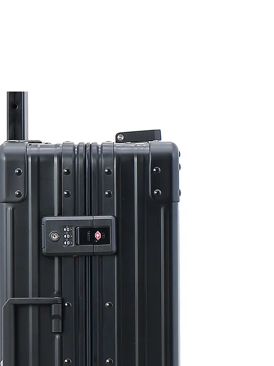 Aleon Traveler International kabinväska med 4-hjulig konstruktion i Aluminium, 55 cm
