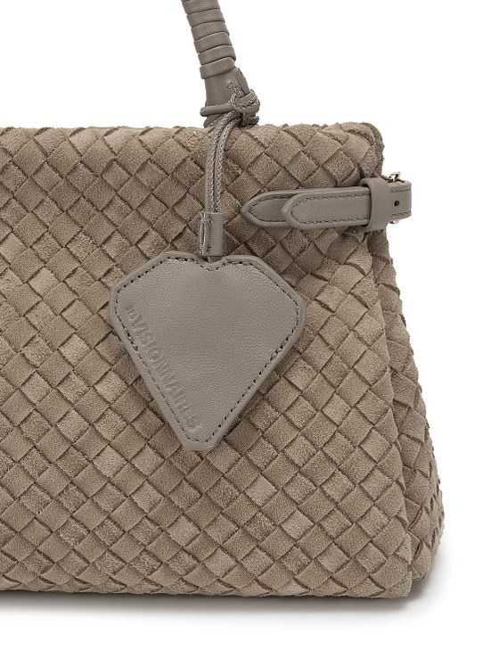 LES VISIONNAIRES Issac Weave Håndtaske Læder 31 cm