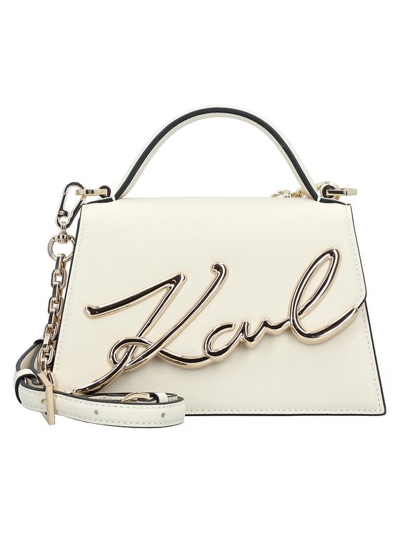 Karl Lagerfeld Signature 2.0 Håndtaske Læder 21.5 cm Karl Lagerfeld Signature 2.0 Håndtaske Læder 21.5 cm