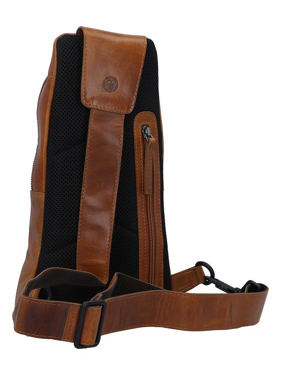 Greenburry Newport skuldertaske i læder 33 cm