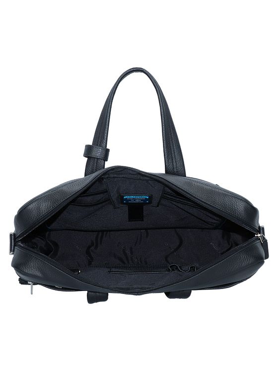 Piquadro Kuffert i læder med 44 cm rum til bærbar computer