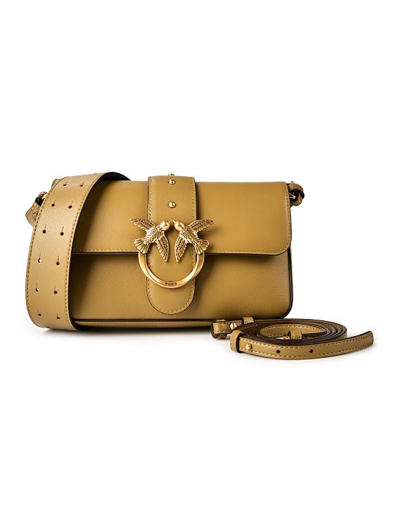 PINKO Love One Skuldertaske Læder 22 cm