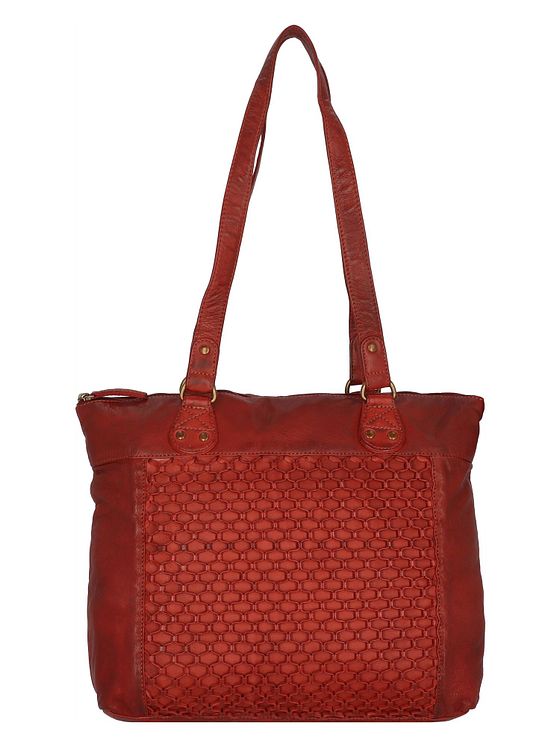 Greenland Nature Femi & Nine-skuldertaske i læder 35 cm