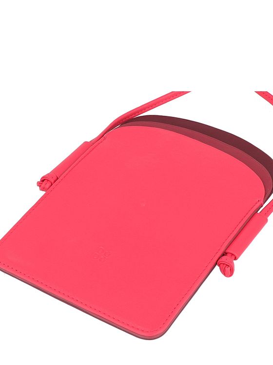 DuDu Farverigt Minorca-mobiltaske i læder 12 cm